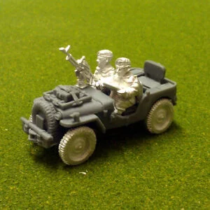 Single Vickers air landed recce jeep.