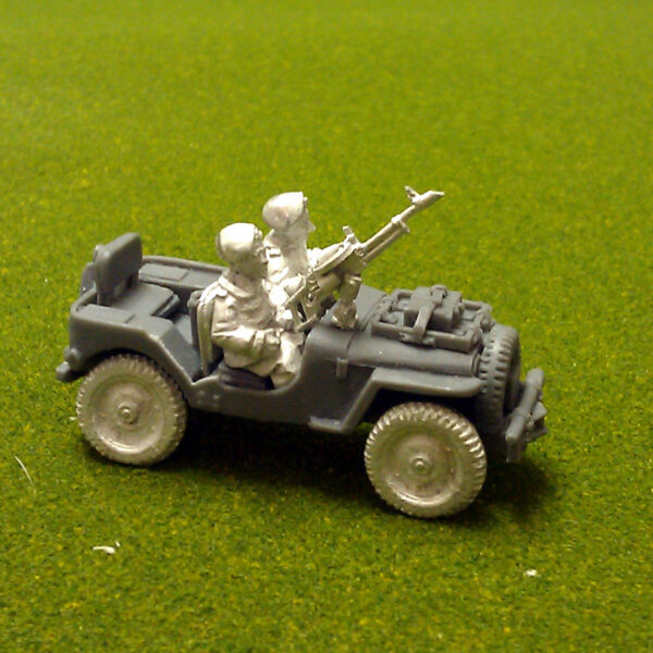 Single Vickers air landed recce jeep.