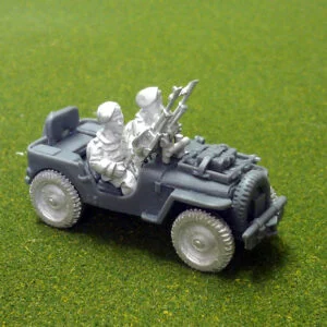 Twin Vickers air landed recce jeep.