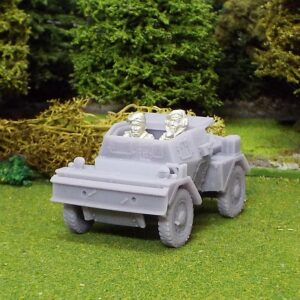1/56 Daimler Dingo Scout Car MKII with driver and seated commander.