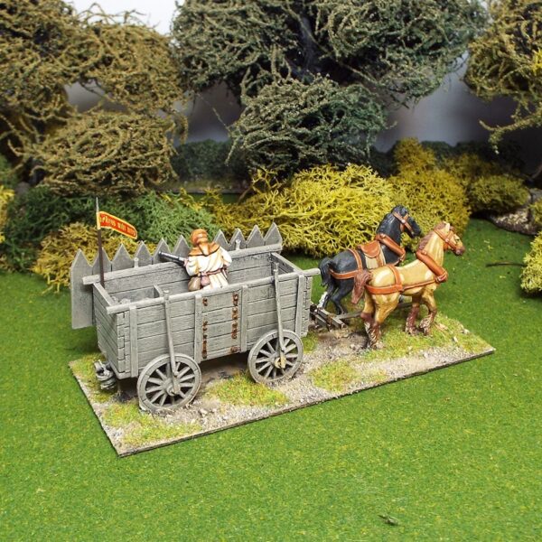 Small War Wagon Triangular Caselated Defence Hoarding