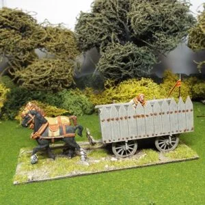 Small War Wagon Triangular Caselated Defence Hoarding