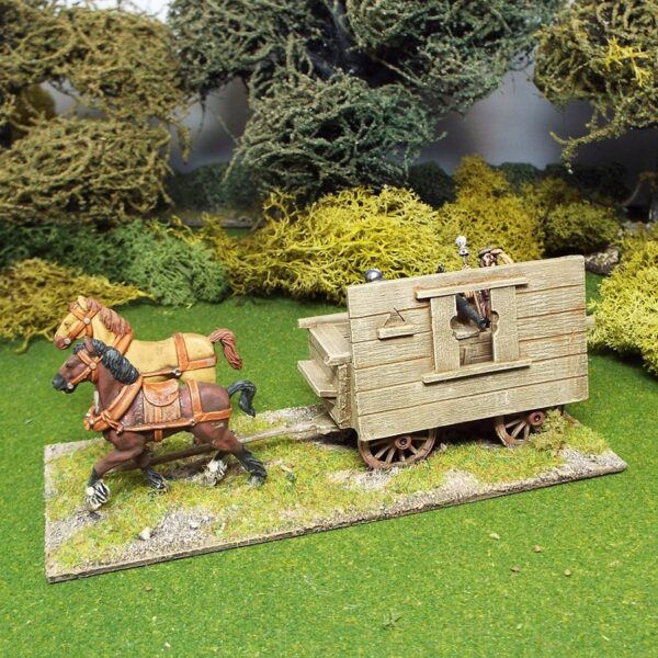 Artillery War Wagon with Loop Holed Defence Hoarding