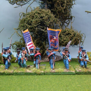 US infantry advancing or charging