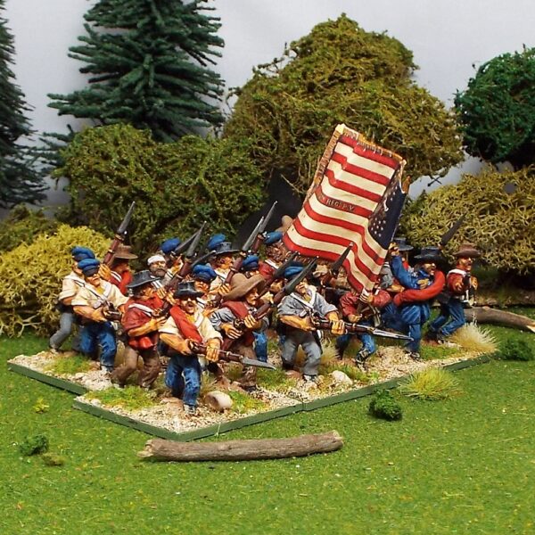 US Volunteers advancing or charging