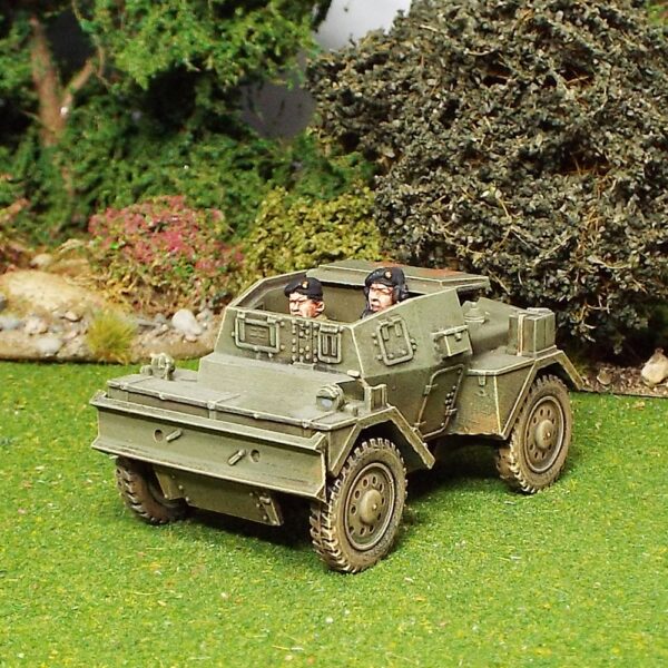 Daimler Dingo Scout Car MKII with driver and seated commander.