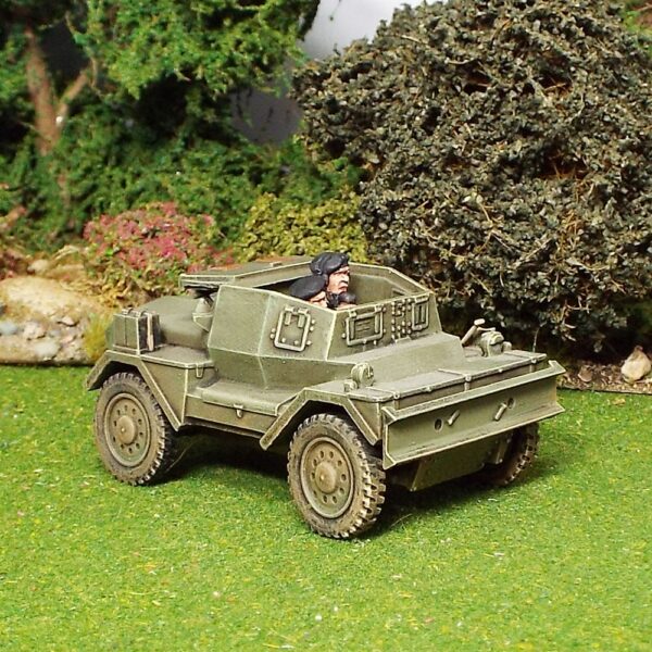 Daimler Dingo Scout Car MKII with driver and seated commander.