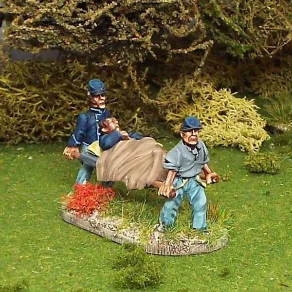  Stretcher Bearers wearing Kepi.