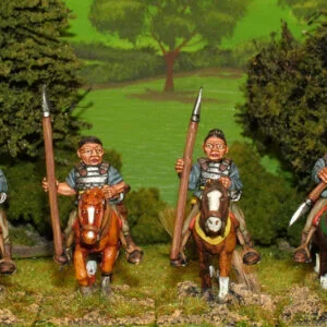 Light cavalry with javelins-spear in light armour.