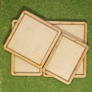 80mm Deep Close Order Unit Trays. 5mm Frame and Round Corners.