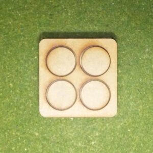 MT17 Regular Movement Trays – 25mm discs 2mm frame round corners.