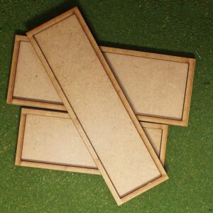 50mm Deep Close Order Unit Trays. 5mm Frame and Square Corners.