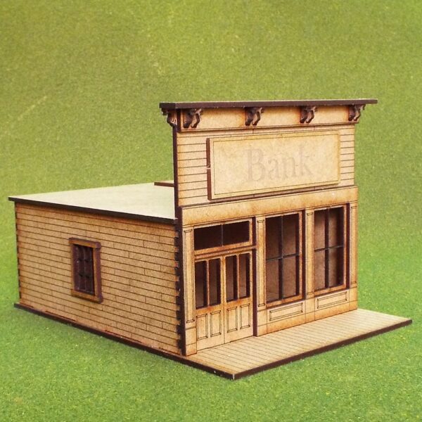 Bank with Flat Roof.