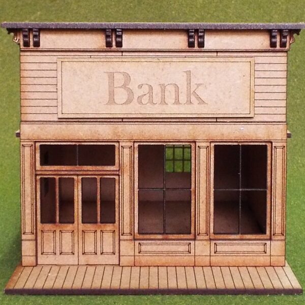 Bank with Flat Roof.