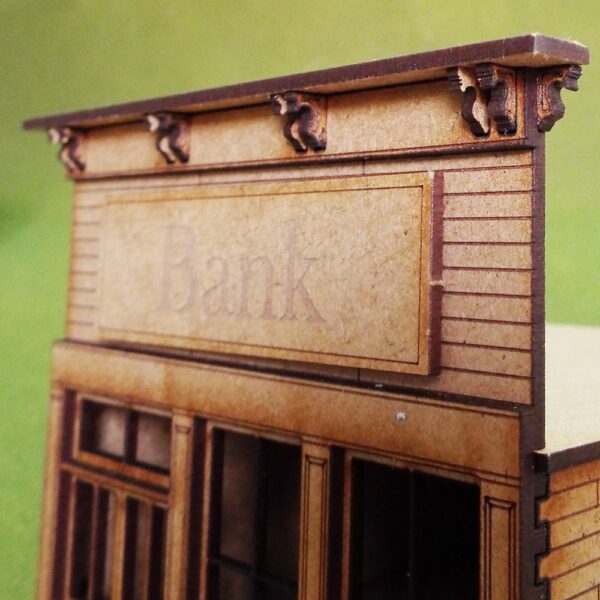 Bank with Flat Roof.