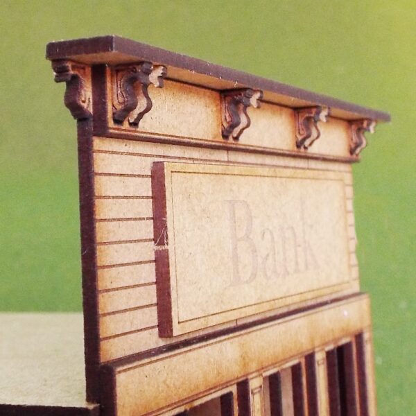 Bank with Flat Roof.