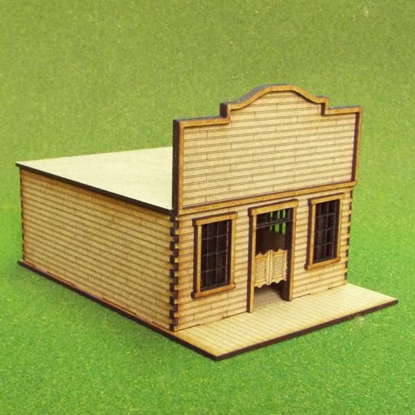 Saloon with Flat Roof.