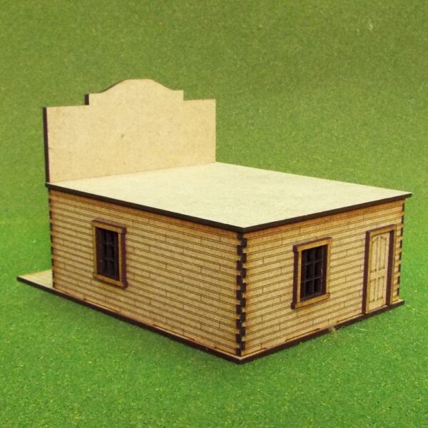 Saloon with Flat Roof.