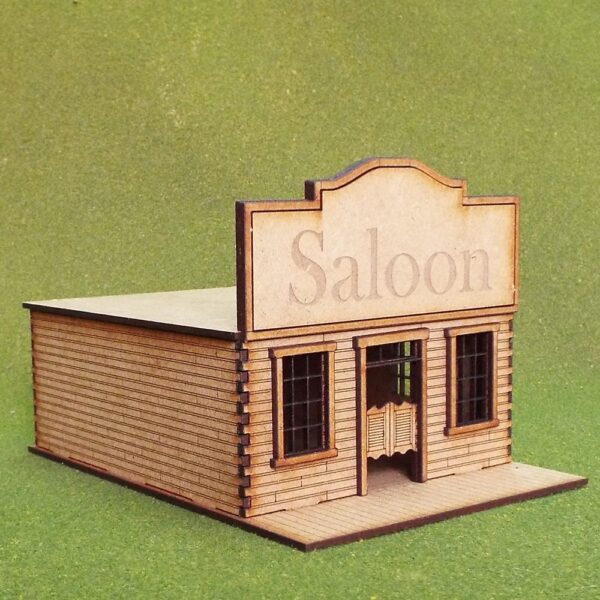 Saloon with Flat Roof.