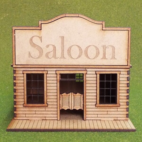 Saloon with Flat Roof.