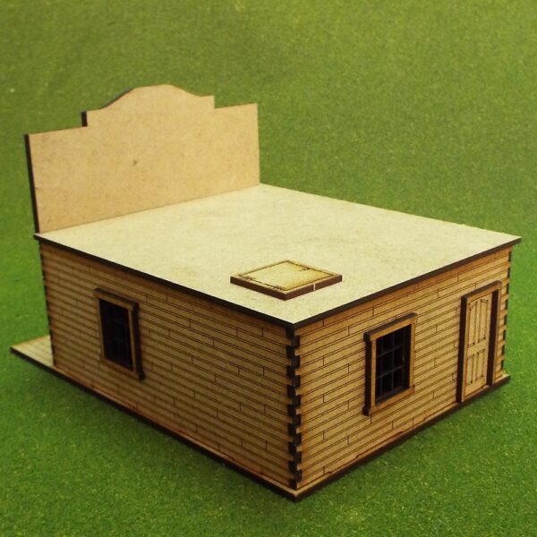 Saloon with Flat Roof.