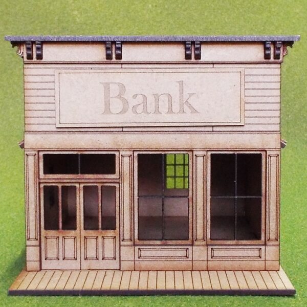 Bank with Pitched Roof.