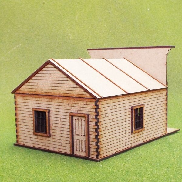 Bank with Pitched Roof.