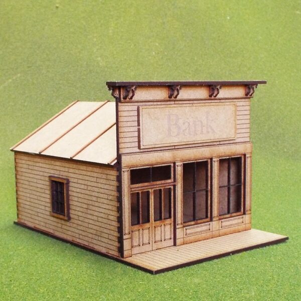 Bank with Pitched Roof.