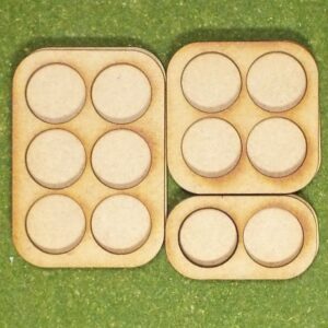 MT20 Regular Movement Trays – 25mm discs 5mm frame. XL Round Corners.