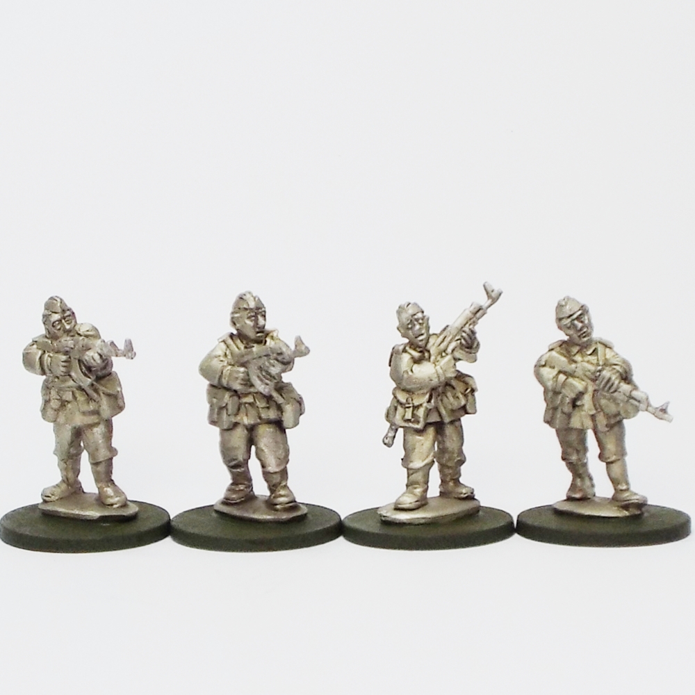 Soviet infantry 02 wearing caps.