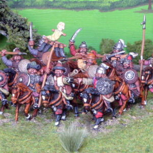 on unarmoured horses