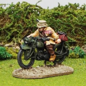 Liam Devlin on Motorbike.