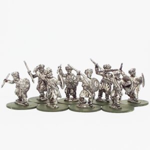 Indian native irregulars with Javelins, Spears and shields.