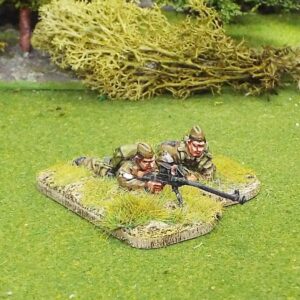 Home Guard wearing cap with Boyes Anti Tank Rifle.