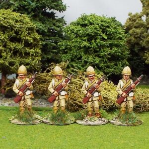 British Infantry rifle at porte.