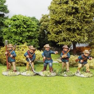 Boer Artillery Crew wearing uniform.