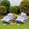 1/56 3d printed Vickers Light Tanks