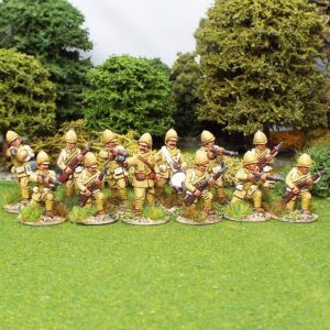 British Infantry Section Skirmish Line including Command.
